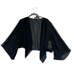 NWT Chiffon Bolero Alex Evenings Elegant Sheer Shrug Cocktail Contemporary LG